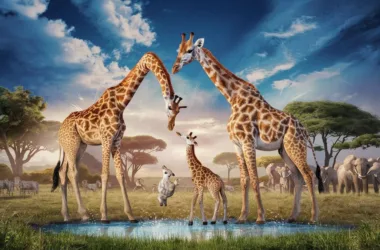 Ile trwa ciąża żyrafy