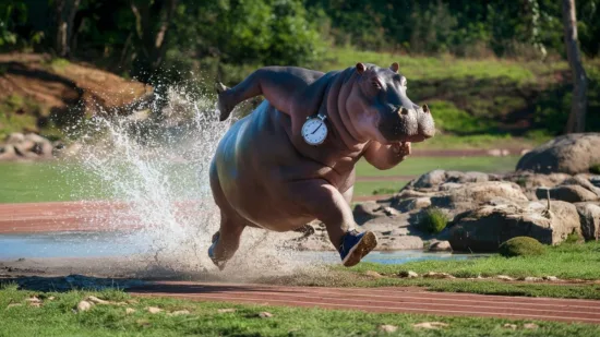 Jak Szybko Biega Hipopotam