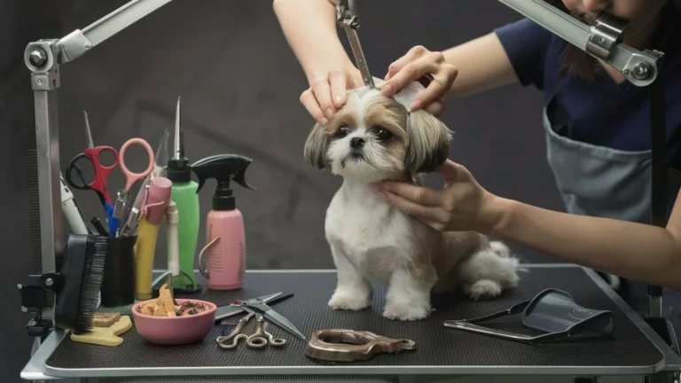 Jak obciąć shih tzu koło oczu